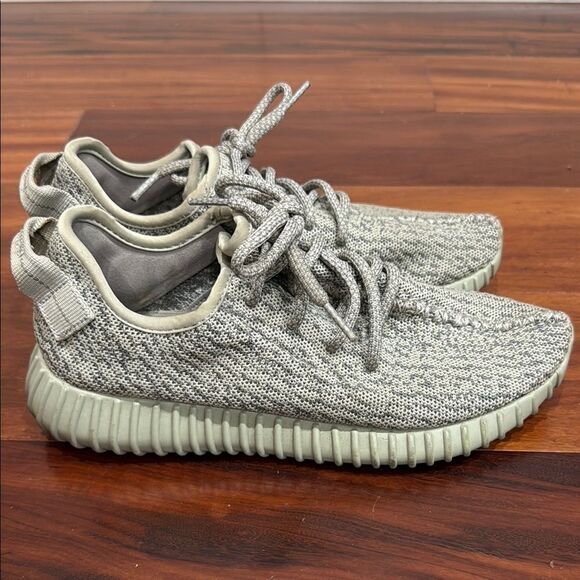 Adidas Yeezy Boost 350 Gray Knit Sneakers Men’s Size 7 main image 6